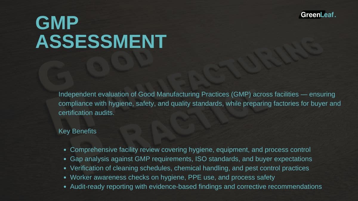 GMP Assessment
