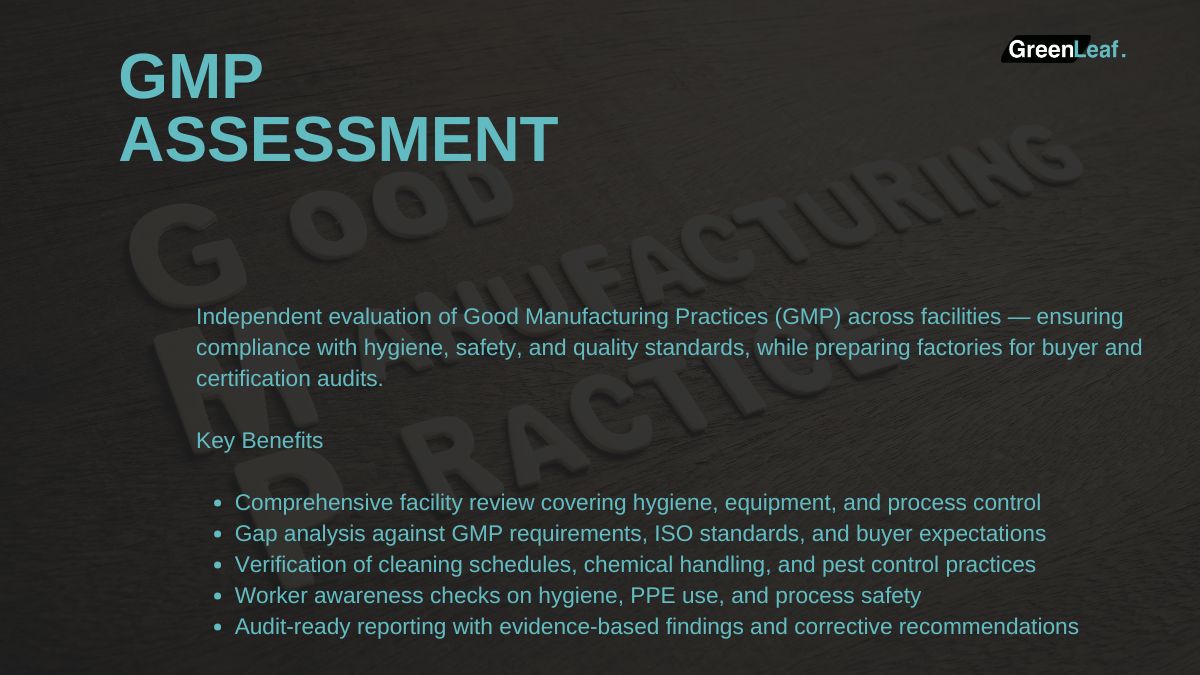 GMP Assessment